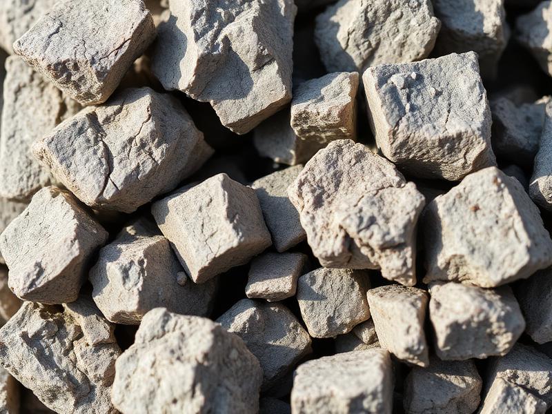 Raw rock phosphate ore