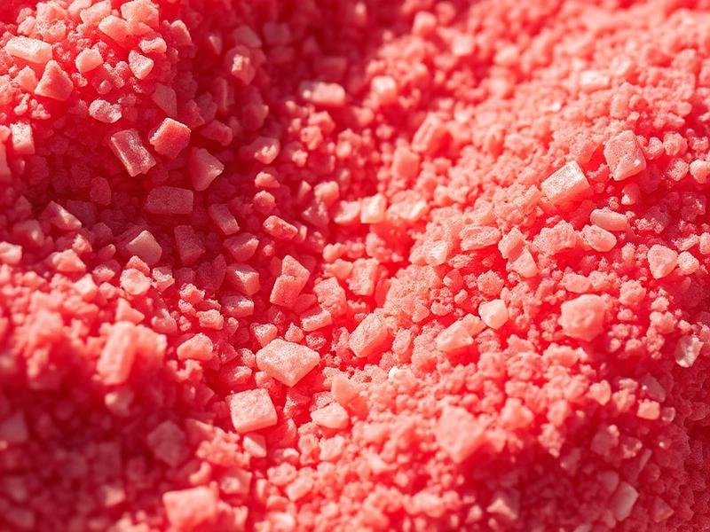 Red muriate of potash granules